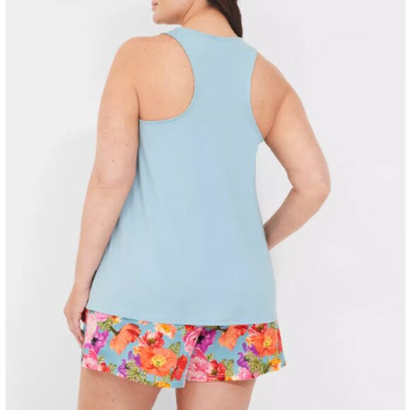 NWT Lane Bryant Cacique Tank & Short PJ Sleep Set Size 22 24 (3X) Dreamy Cool! - Picture 4 of 7
